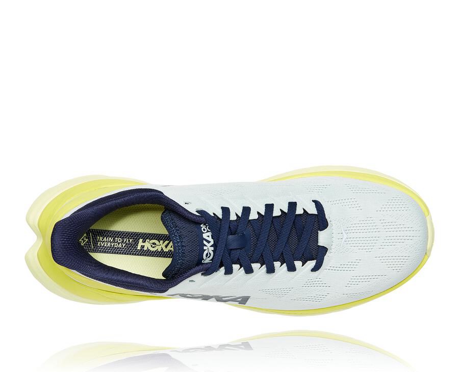 Hoka One One Løbesko Herre - Mach 4 - Hvide - 970864PDM